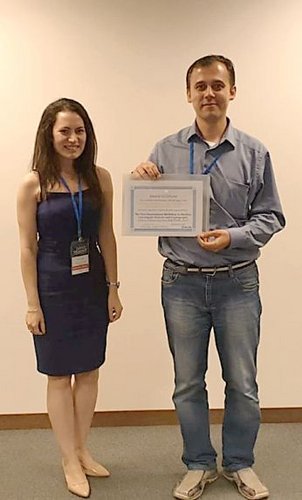 IHP scientist Yauhen Varabei received the Best Paper Award