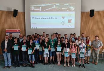 Siegerehrung der Landesolympiade Physik 2019